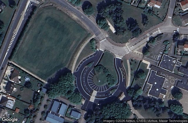 Satellite view of Tennis Padel Club de Magnanville