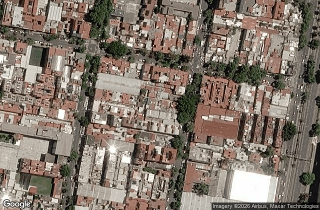 Satellite view of JR Padel Academy (Academia Padel Santa María la Ribera-CDMX)