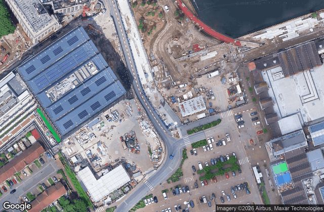 Satellite view of InstantPadel @ Canada Water