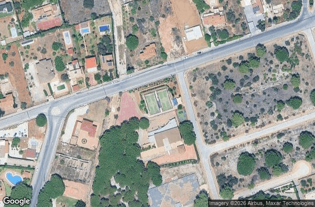 Satellite view of Pistas De Padel Pinos De Alhaurín