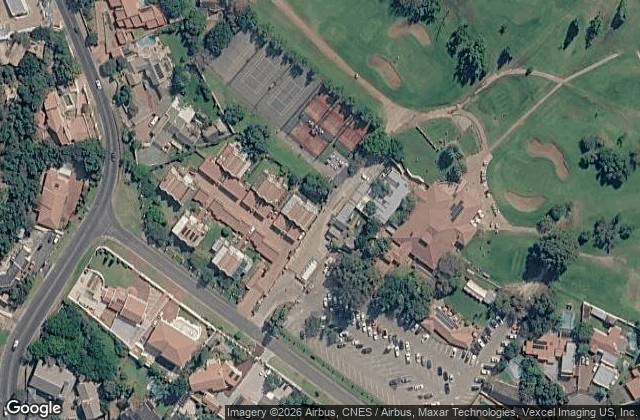 Satellite view of Africa Padel Glenvista Country Club