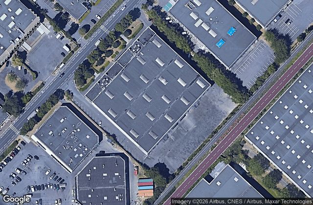 Satellite view of PADEL AC Roissy