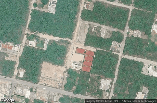 Satellite view of Zona 5 Padel Club Cancun