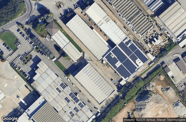 Satellite view of Starpadel San Vittore Olona