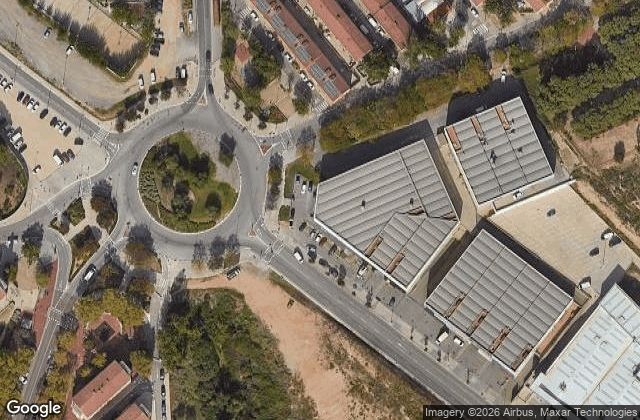 Satellite view of BADALONA INDOOR PADEL CLUB
