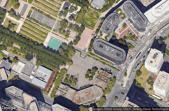 Satellite view of Sportfield - Padel La Défense