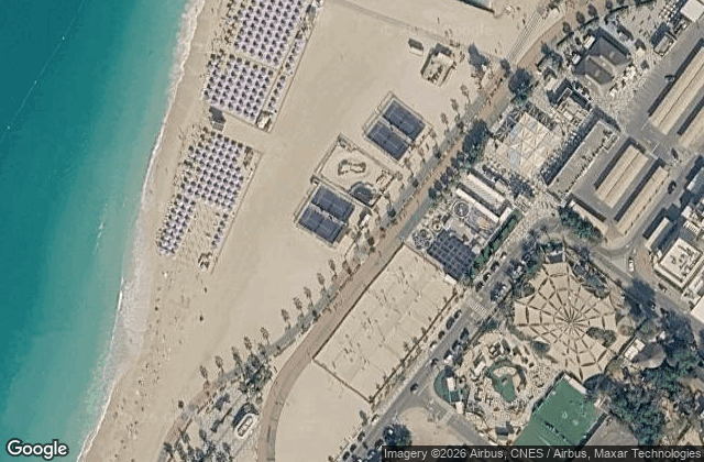 Satellite view of Just Padel - Kite Beach