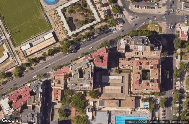 Satellite view of Pistas Padel Canal Isabel II