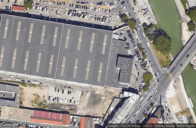 Satellite view of UrbanPadel - Porte d'Aubervilliers