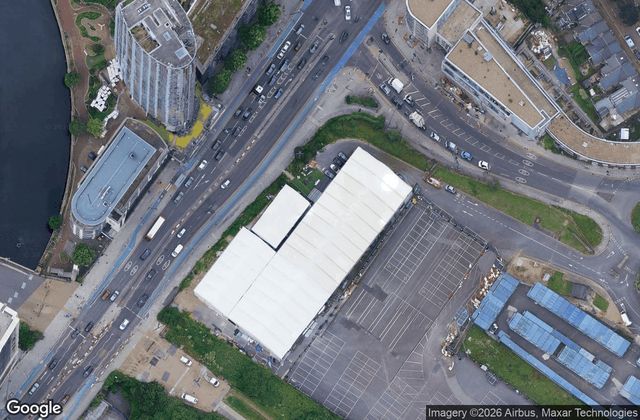 Satellite view of Stratford Padel Club