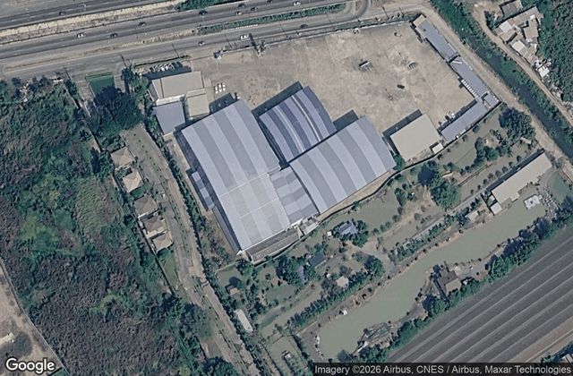 Satellite view of UFO Sport Complex #สนามแบดมินตัน #สนามเทนนิส #ปาเดล #สนามพิคเคิลบอล #Padel #pickleball