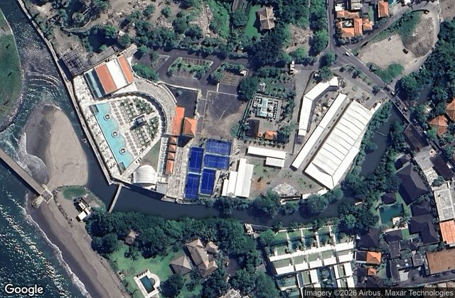 Satellite view of Paradise Padel Bali